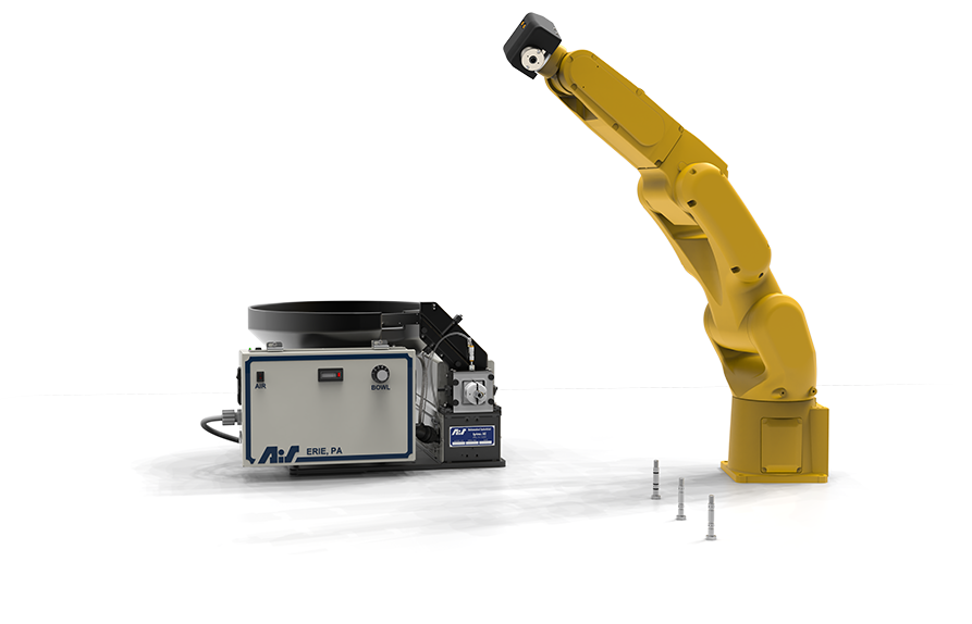 AIS's ASP-1 with FANUC 6-axis robot and VRM O-Ring installation tool.
