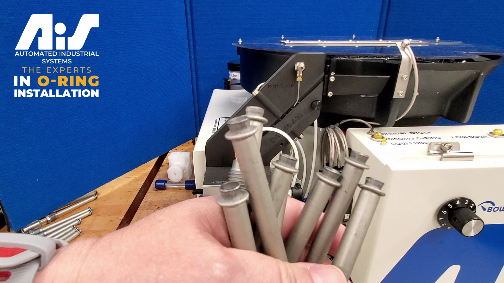 AIS O-Ring Installation Machine Validation Video Multiple Parts