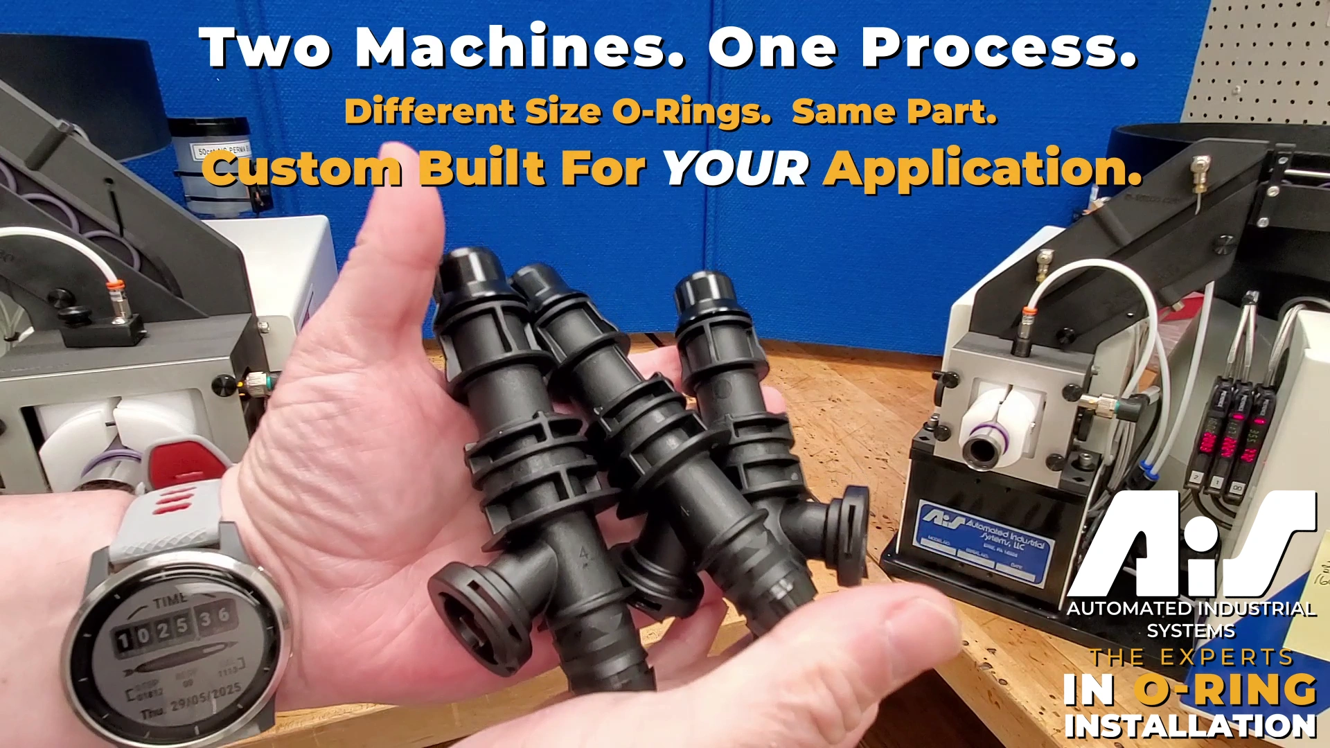 AIS - Installing 2 Different Sized O-Rings on 1 Part - 1