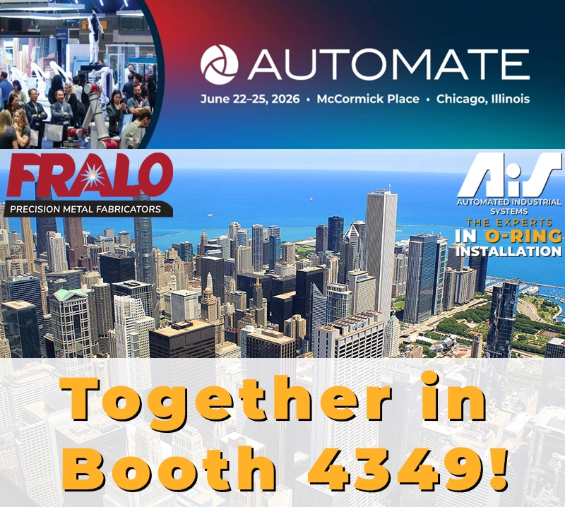 AIS and Fralo | On Display @ Automate 2026 | McCormick Place | Chicago, IL | June 22–25, 2026