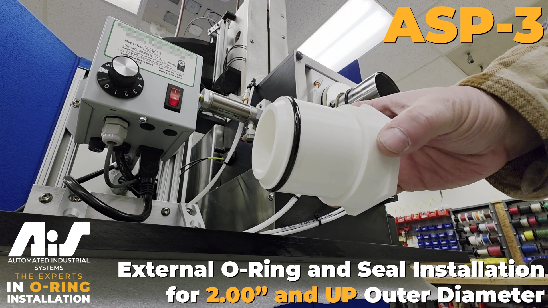 AIS | ASP-3 | External O-Ring and Seal Installation Machine | 2" and Up | 4