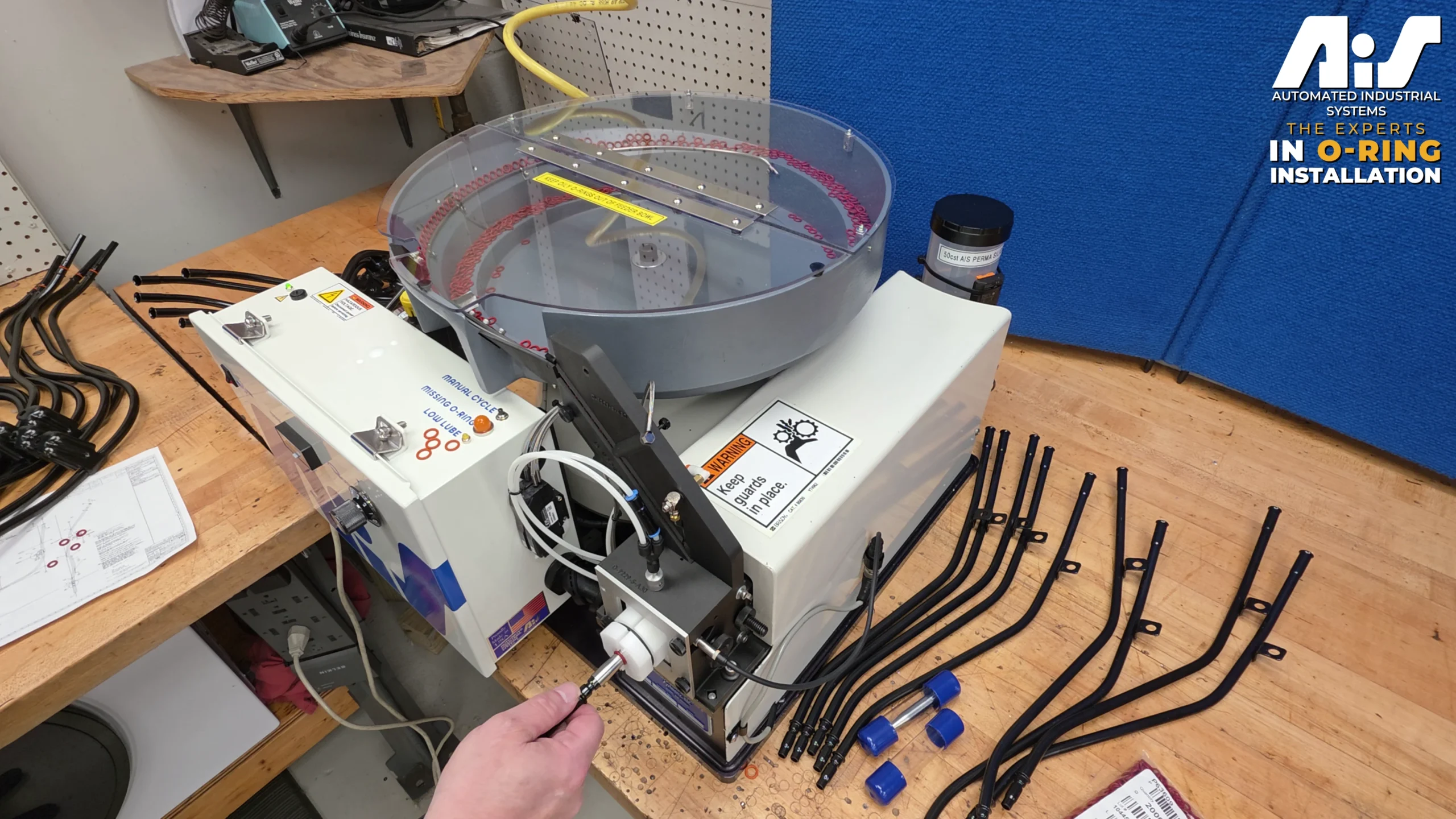 Rebuilt O-Ring/Seal Installation Machine - Case 2 In Action